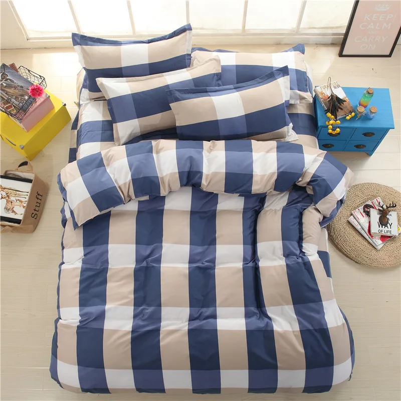 Классические Полосатые комплекты пододеяльников для взрослых и детей