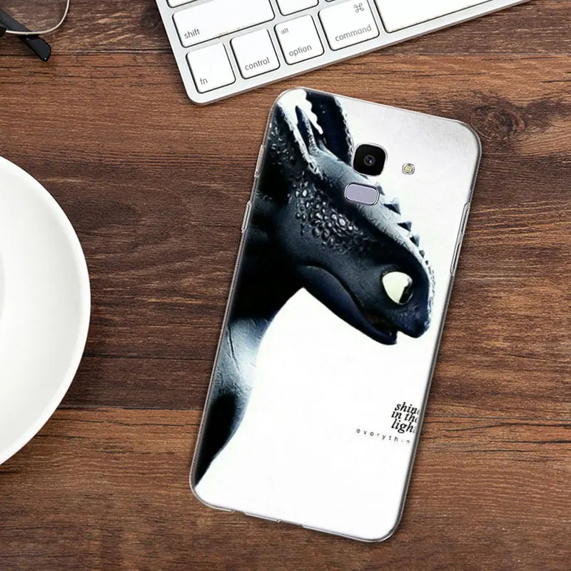 Популярный силиконовый чехол в стиле «Как приручить дракона» для samsung Galaxy J8 J6 J4 J2 Core J5 J6 J7 Prime J3 EU J4 Plus
