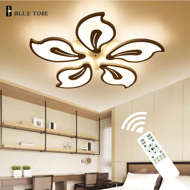 White Acrylic Modern LED Chandelier For Living Room Bedroom Lustres Large Ceiling Lighting Fixtures AC85-260V | Освещение - Фото №1
