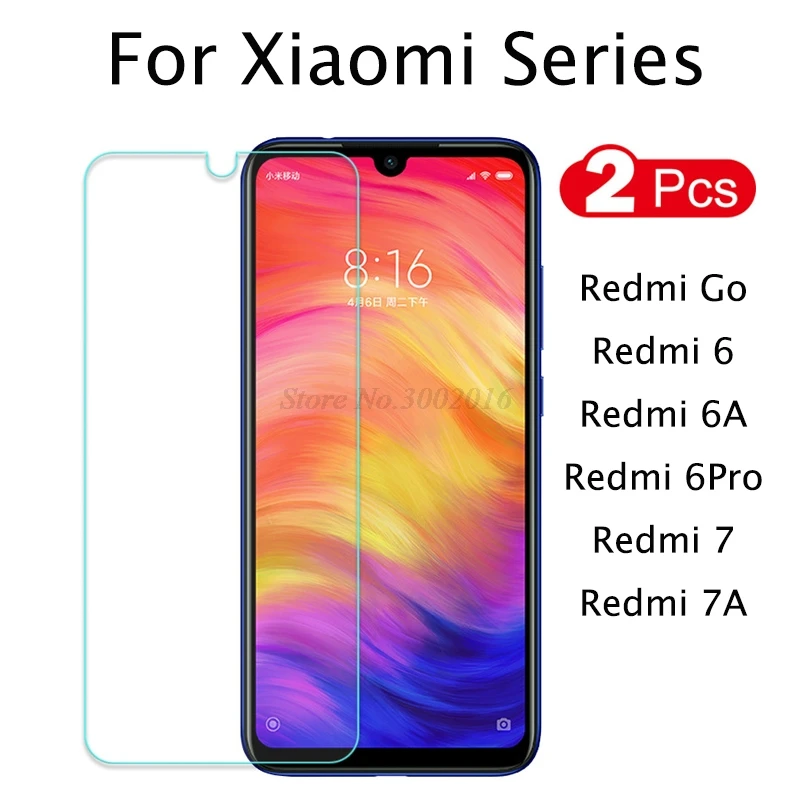 Закаленное стекло для Xiaomi Redmi 6A / 6 Pro 2 шт.|Защитные стёкла и плёнки телефонов| |