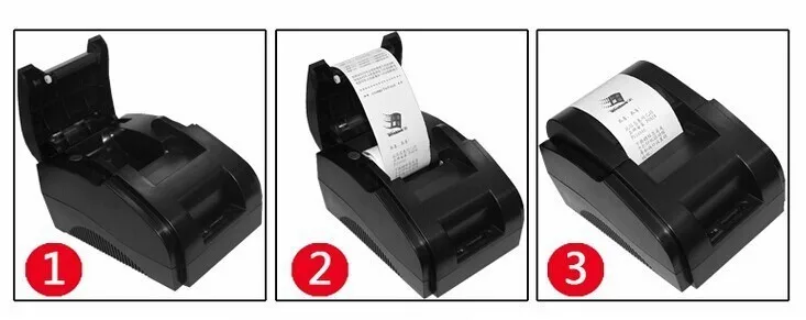 USB порт 58 мм Термопринтер низкий уровень шума Мини Pos принтер мини принтер XP-58IIH