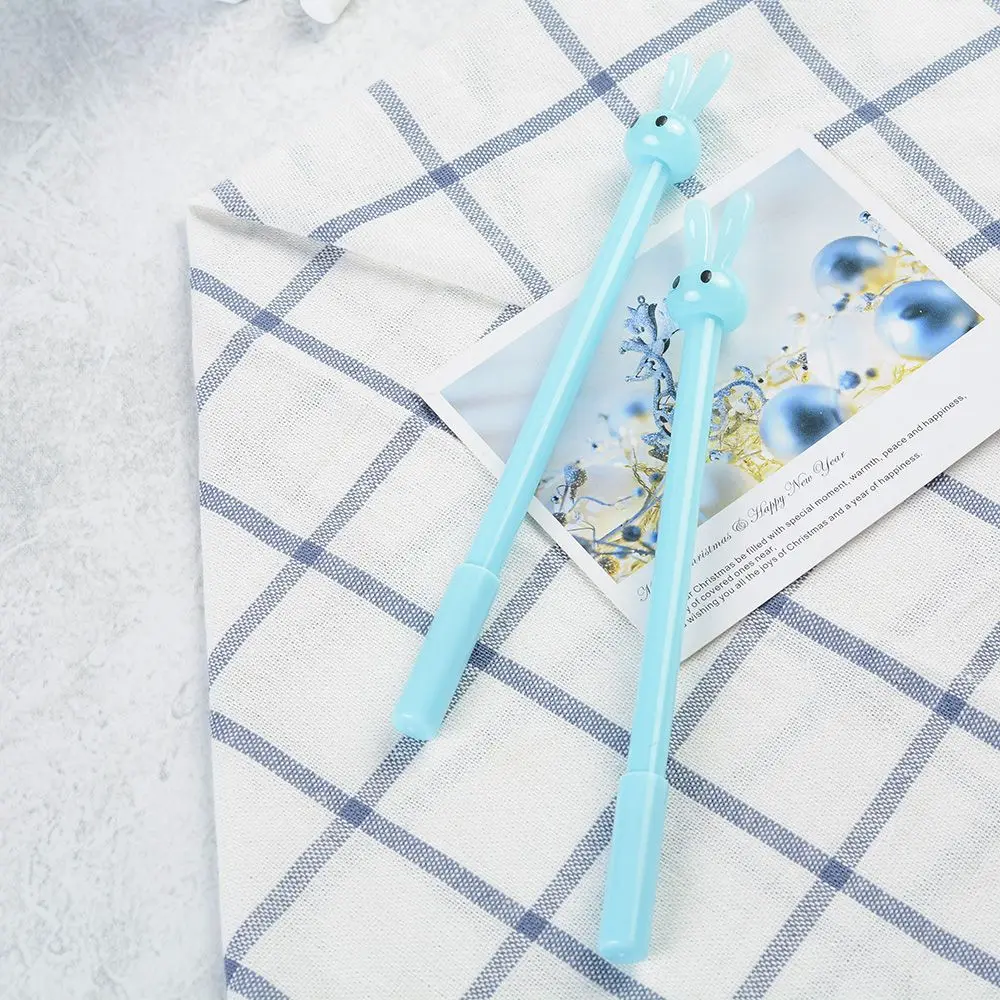 Набор гелевых ручек с кроликом 4 шт./лот милые школьные принадлежности офисные