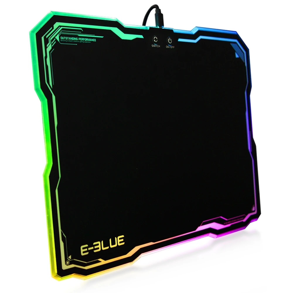E 3LUE EMP013 игровой Мышь Pad резиновые с 10 модели освещения RGB освещения|gaming mouse pad|mouse