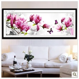 Распродажа с фабрики вышивка крестиком набор печатная Ткань 3D твердый цветок