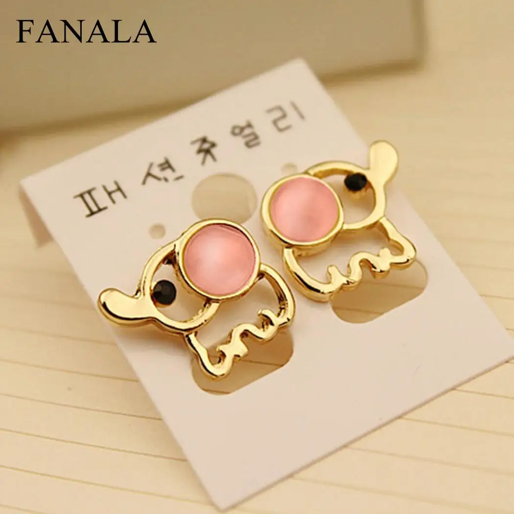 Ear Elegant 1 Earring Earrings Women Pair Alloy Rhinestone Stud |