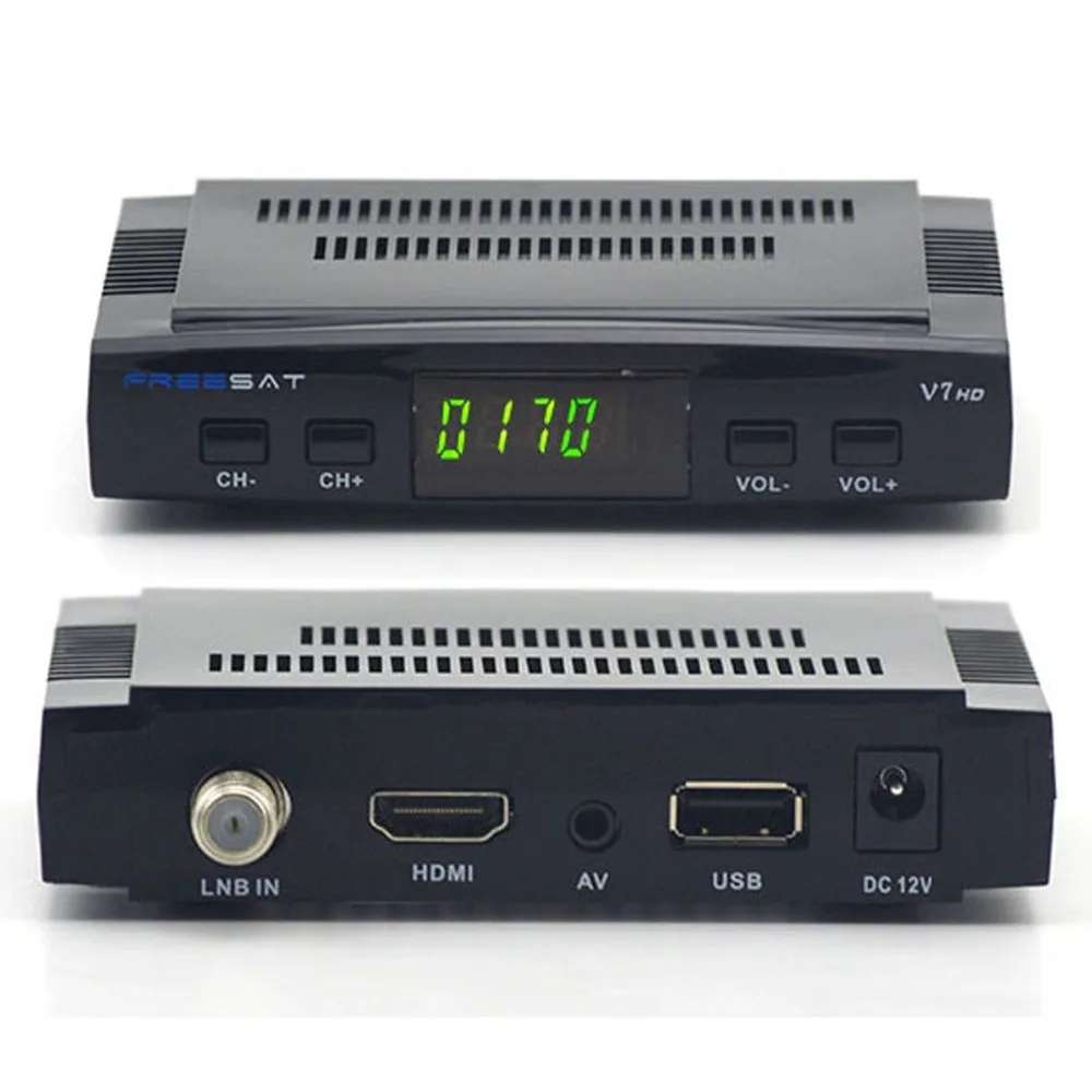 Freesat V7 1080 P DVB-S2 ТВ коробка приемник цифрового видео вещания Декодер каналов