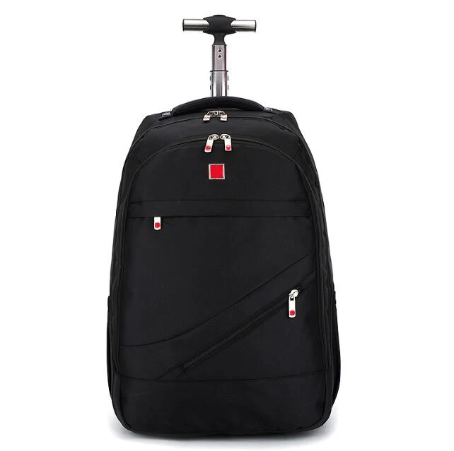 18 inch fixed wheels CARRYLOVE, 18 дюймов, мягкий чемодан, Спиннер, сумка для путешествий, рюкзак на колесах - Цвет: 18 inch fixed wheels