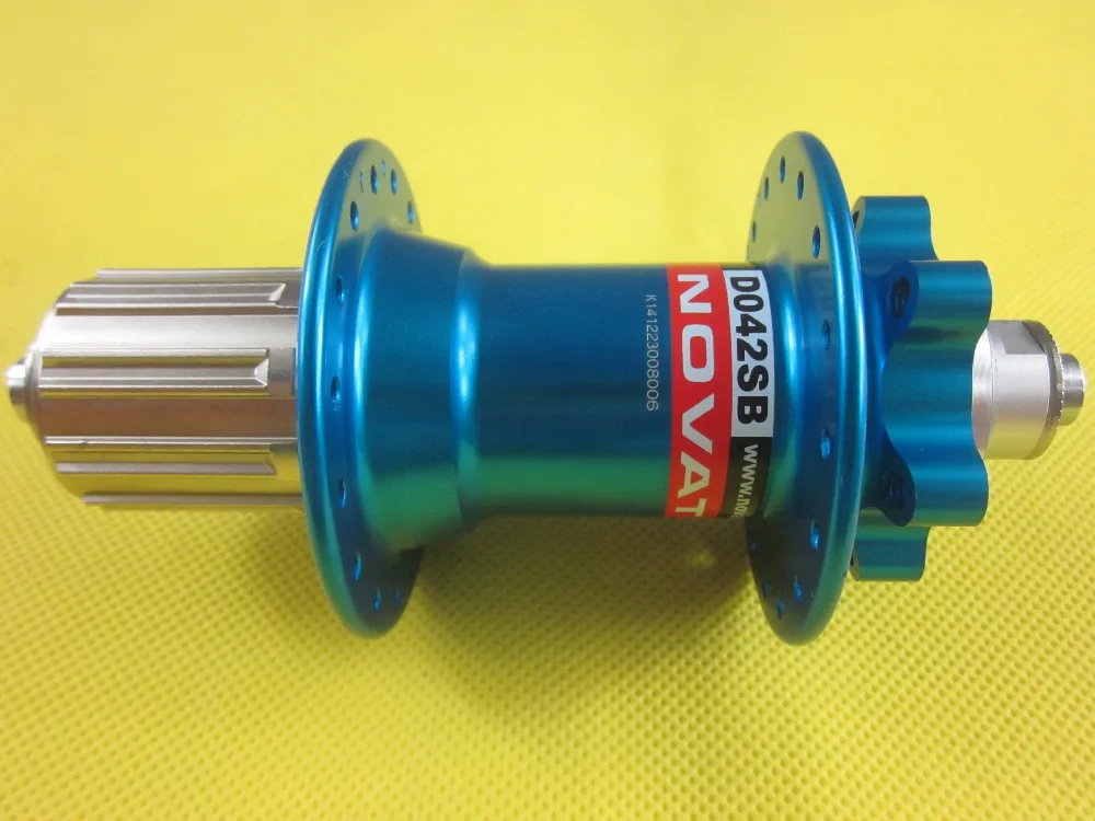 D041 D042 MTB Mountain Hub Original Novatec D041SB/D042SB-SS Disc Brake Hubs 32/32H Blue Sealed Bearing with Free Quick Release | Спорт и