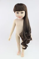 american dolls fashion vinyl naked doll brinquedos reborn nude girl doll like an angel safe bonecas full silicone toy for child