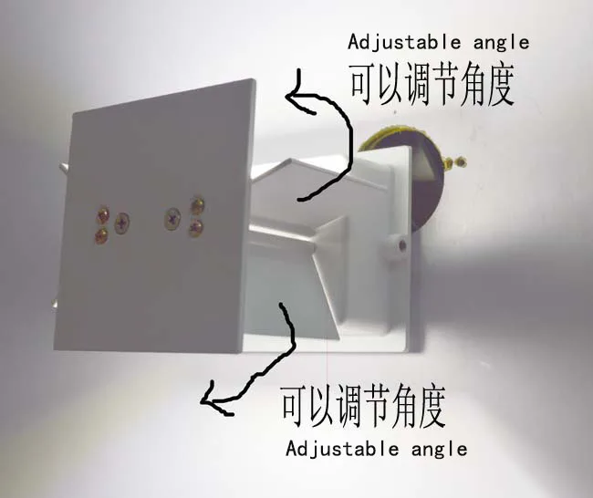 6 Вт регулируемый угол Cube простой современный настенный светильник вверх и вниз