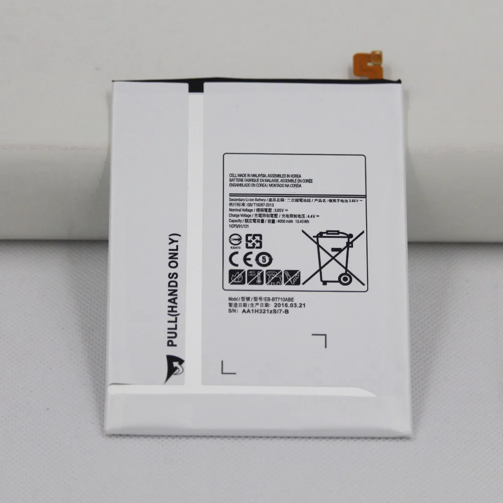 ISUNOO 2 шт./лот 4000 мАч планшет батарея EB-BT710ABE для Samsung Galaxy Tab S2 8 0 T710 T715 T715C SM T713N сменная