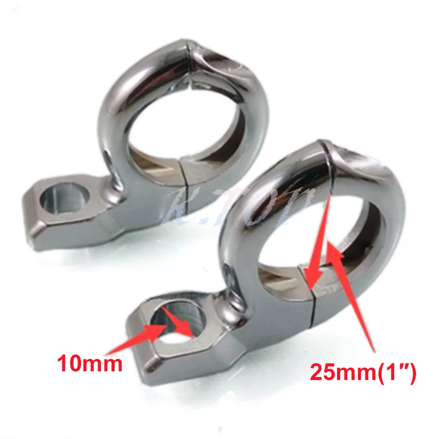 Новый 1 'ཕ мм черный зажим для руля указателя поворота на зеркале Адаптер