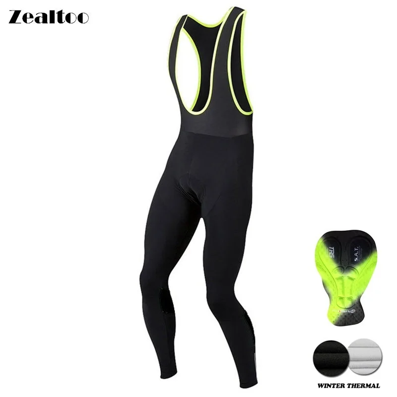 

Zealtoo 2018 Winter Thermal Men/Woman's Cycling Long Bicycle Pants Gel Pad Bike Tights Mtb culote ciclismo hombre gel invierno