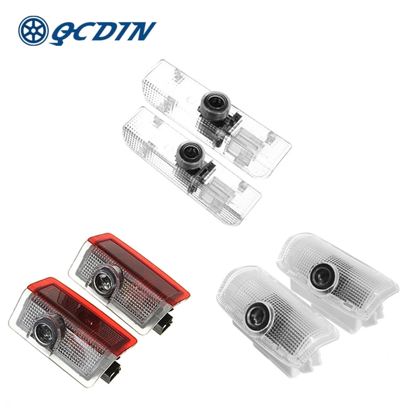 Светодиодный проектор QCDIN для двери автомобиля с логотипом декоративсветильник