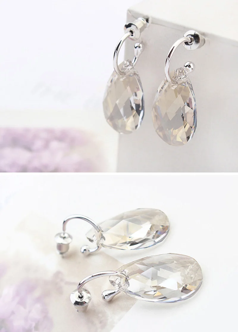 Женские серьги из 100% оригинальных кристаллов Swarovski модные ювелирные изделия