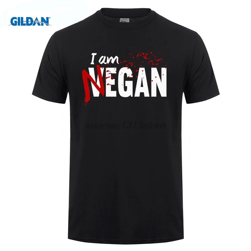 GILDAN I'm Negan/футболка для мужчин Новое поступление простые футболки свободные с