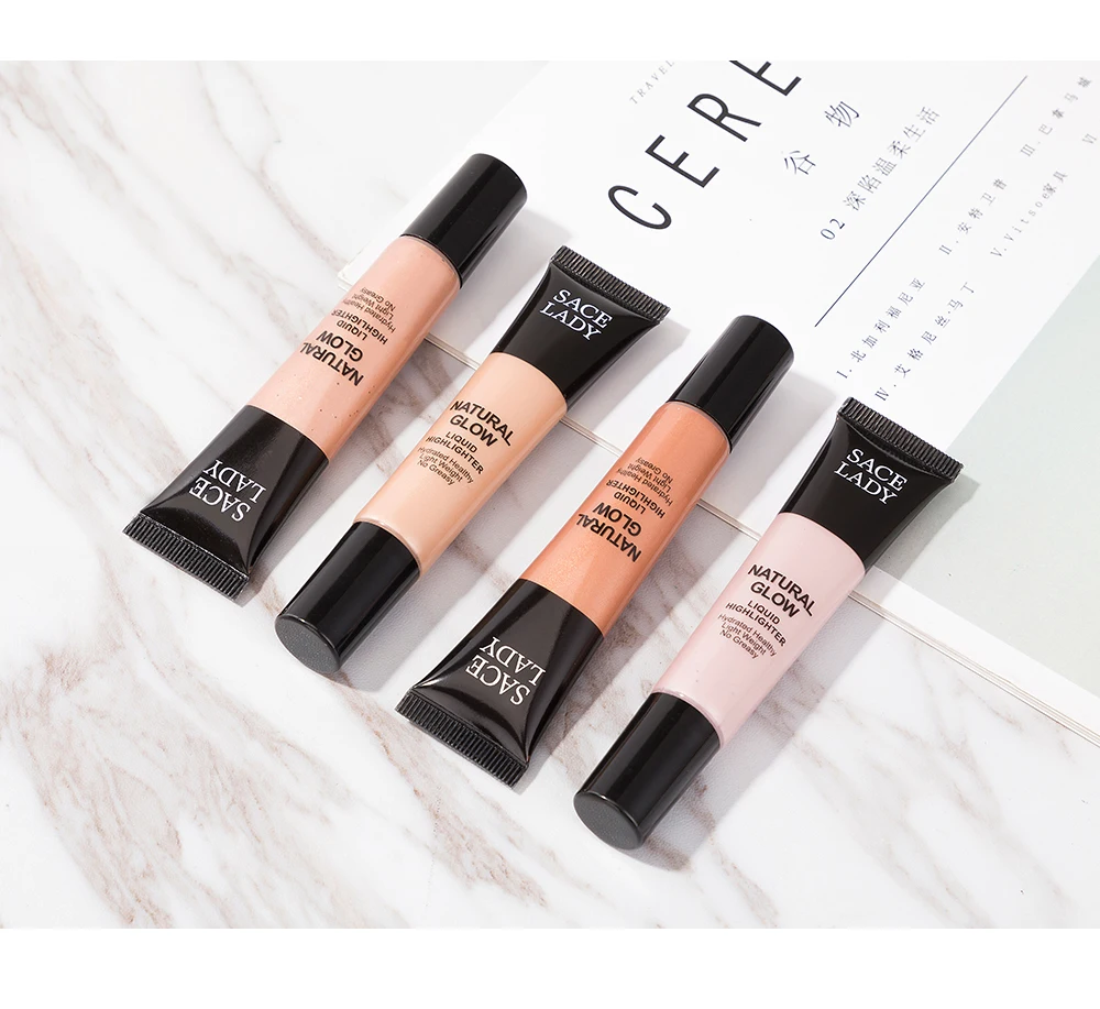 SACE LADY Illuminator макияж хайлайтер крем для лица и тела Shimmer Make Up Liquid осветление профессиональная светящаяся косметика для лица