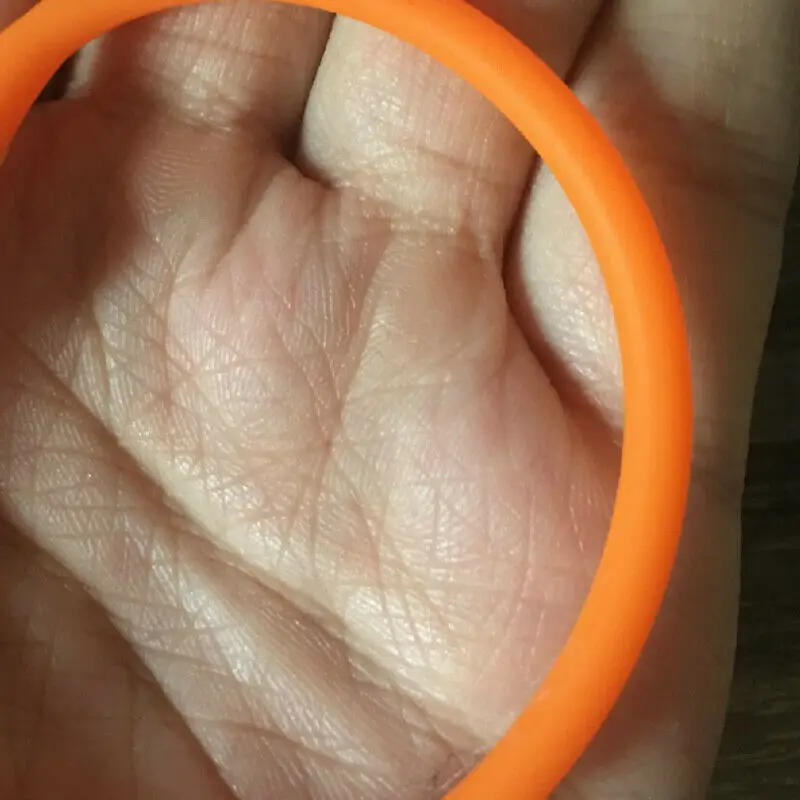 orange Больше цветов Силиконовой резинки с прищепками без каких-либо жемчужных бусин для браслета DIY Поиск ювелирных изделий - Цвет: orange