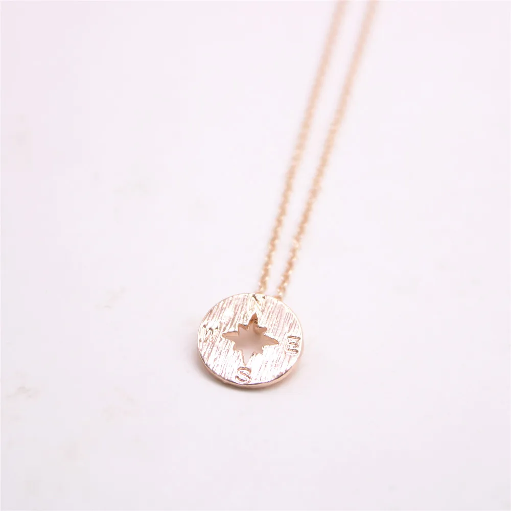 Модные ожерелья простое ожерелье с дизайном Компас Для женщин |compass necklace|fashion