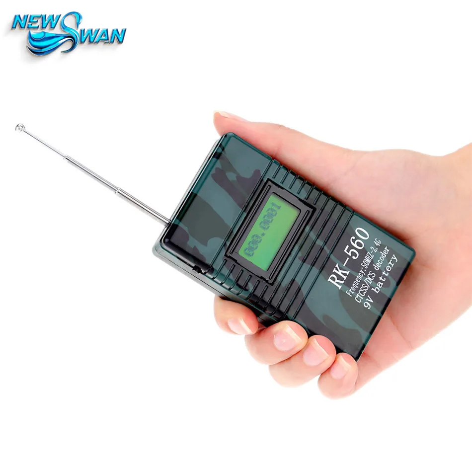 

RK560 50MHz-2.4GHz Portable Handheld Frequency Meter Counter Instrument DCS CTCSS Radio Testing