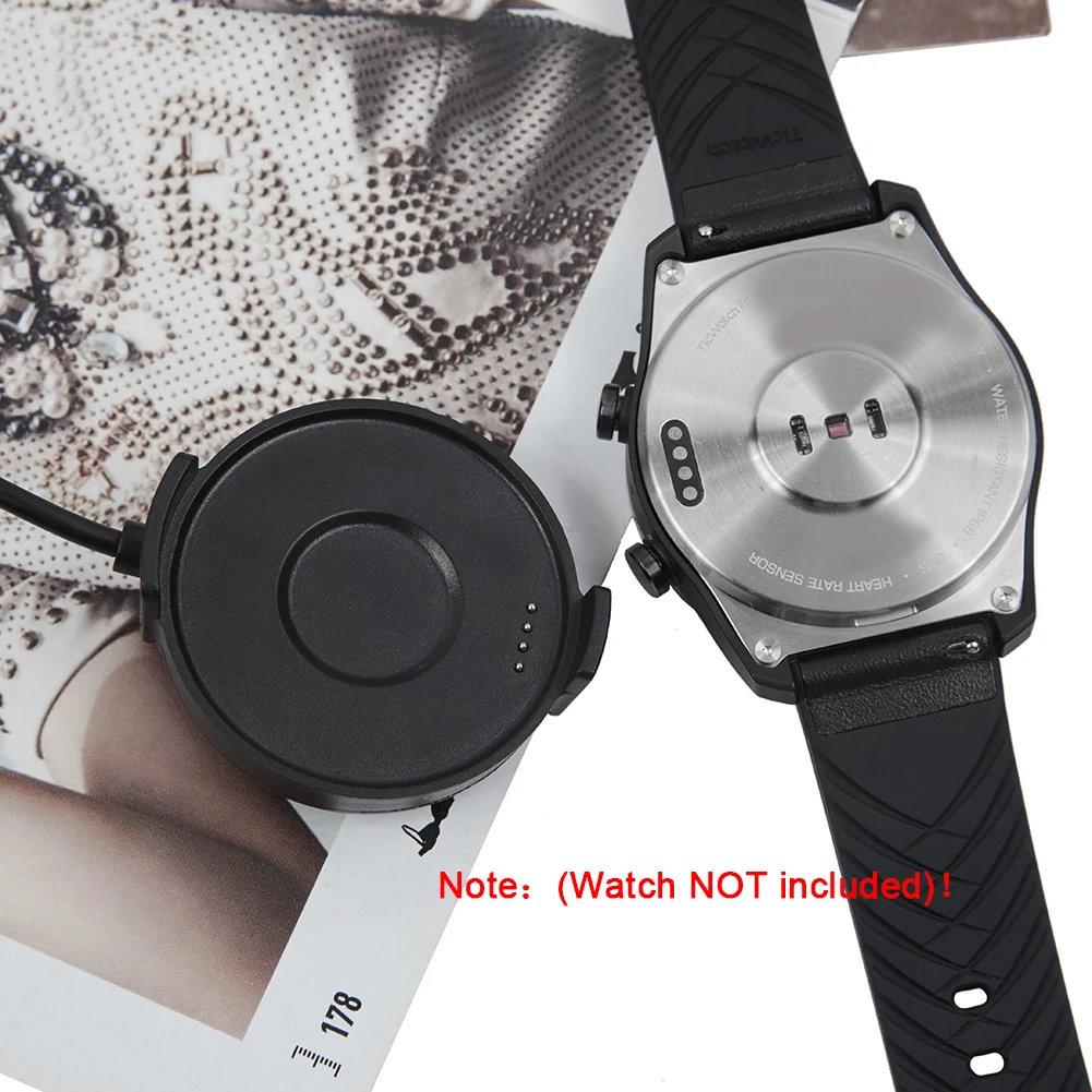 USB данных и док-станция с кабелем для зарядки для TicWatch Pro Bluetooth Smartwatch зарядное устройство с кабелем 1 м Магнитный дизайн сильное всасывание