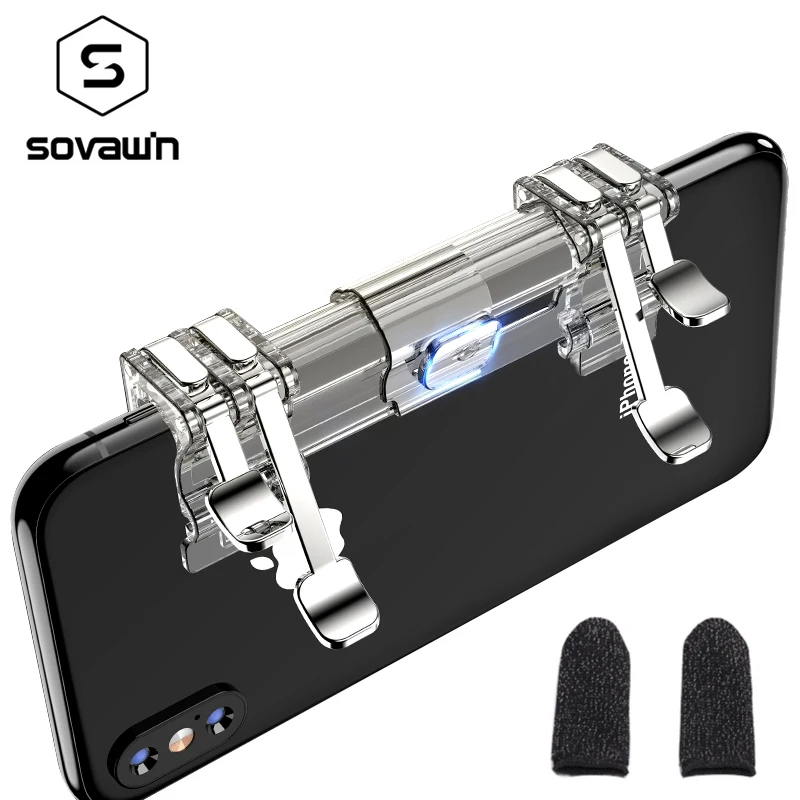 Чувствительный сенсорный Пальчиковый ларек Pubg геймпад мобильный контроллер