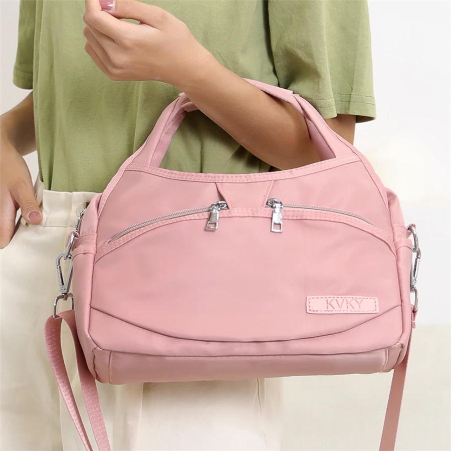 Высококачественные Женские нейлоновые сумки вместительная Женская водонепроницаемая сумка на плечо