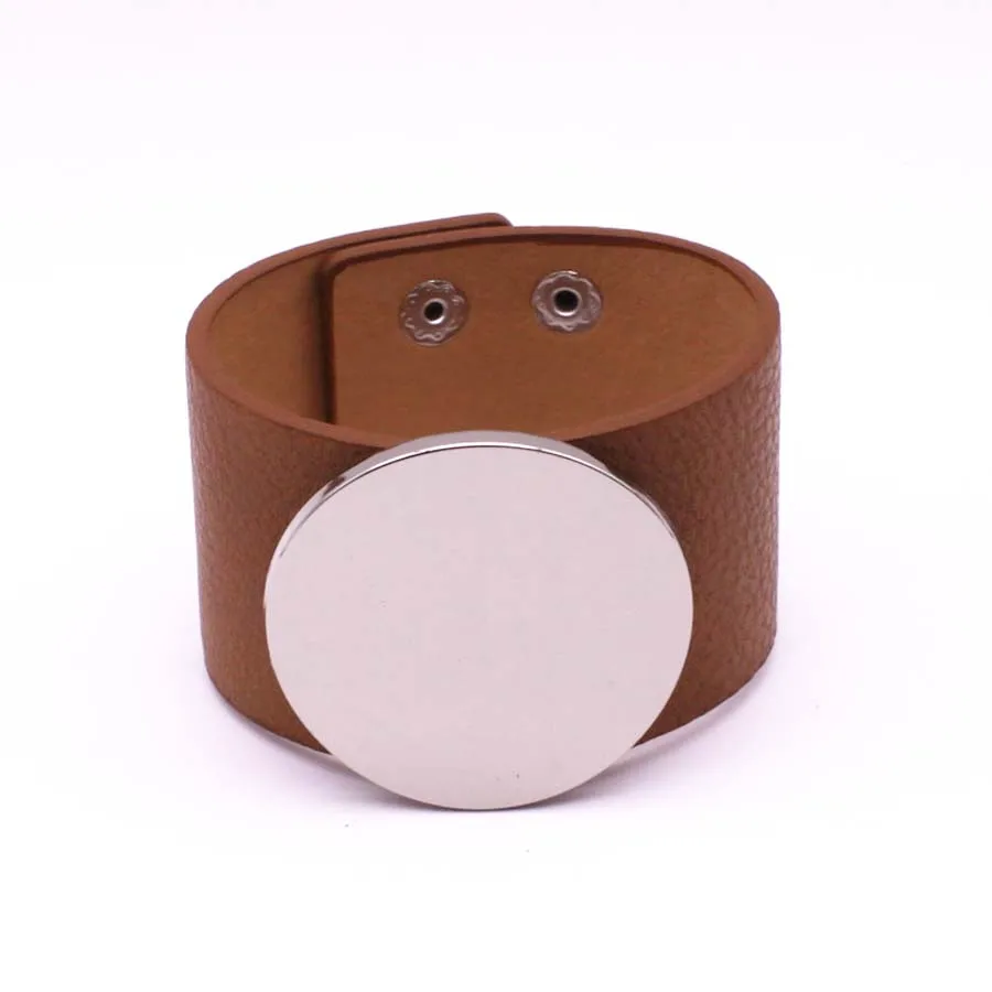 Pulseira Masculina настоящие круглые браслеты ручной модный кожаный браслет простой Универсальный MS слово широкий женский браслет