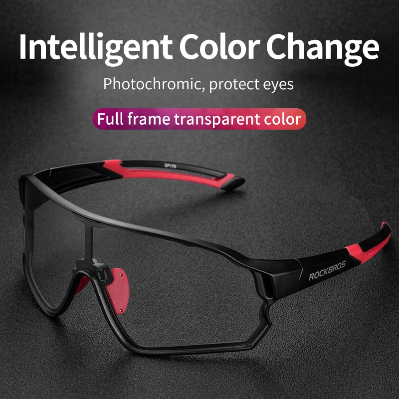 ROCKBROS Cycling Glasses Bicycle Polarized Photochromic Myopia Glasses Bike Eyewear Sport Men Women Fishing Cycling Sunglasses