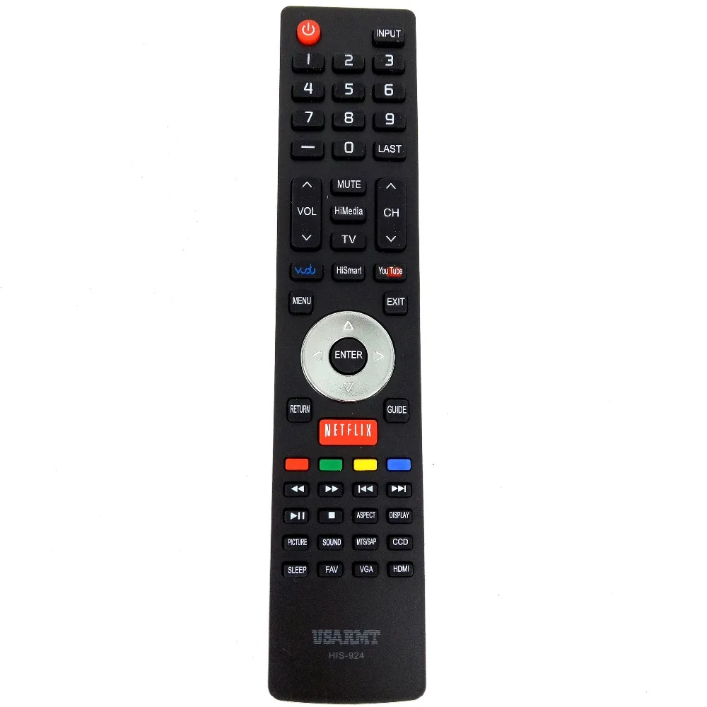 

USARMT NEW Remote HIS-924 For Hisense TV EN-33922A EN-33926A EN-33925A 32K366W 40K366WB 32K20DW 32K20W 40H5 50K610GWN 55K610GWN