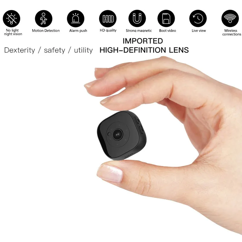 Camsoy мини камера HD 1080 P Wi-Fi видеонаблюдения беспроводная ip-камера Обнаружение движения микро-камера безопасности инфракрасная камера ночного видения DV