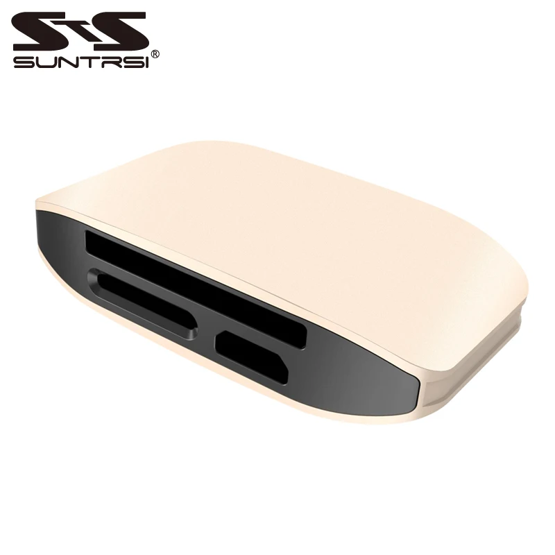 Suntrsi устройство для чтения карт памяти iPhone 5 5S 6s 7 и 8 plus Micro SD TF USB кардридер OTG мини