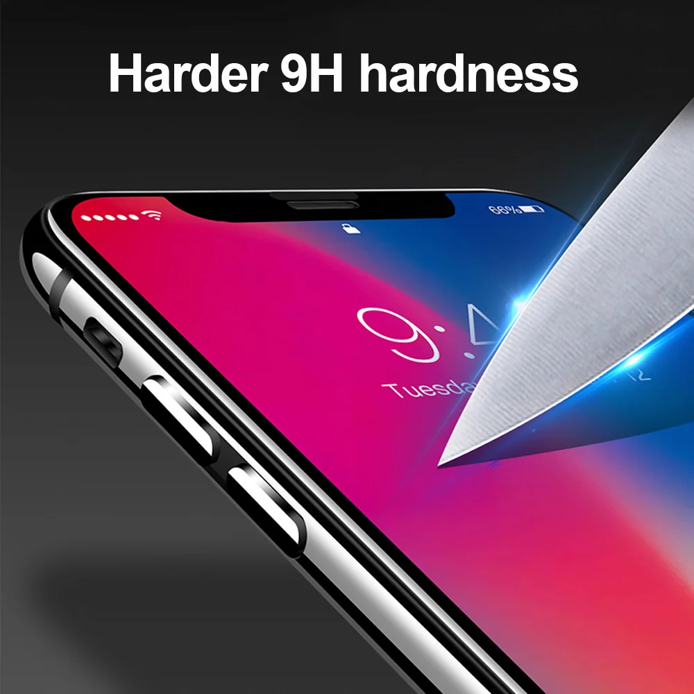 Artisome 6D изогнутое закаленное стекло для iPhone X 10 8 Стекло 6 6s 7 Plus защитное