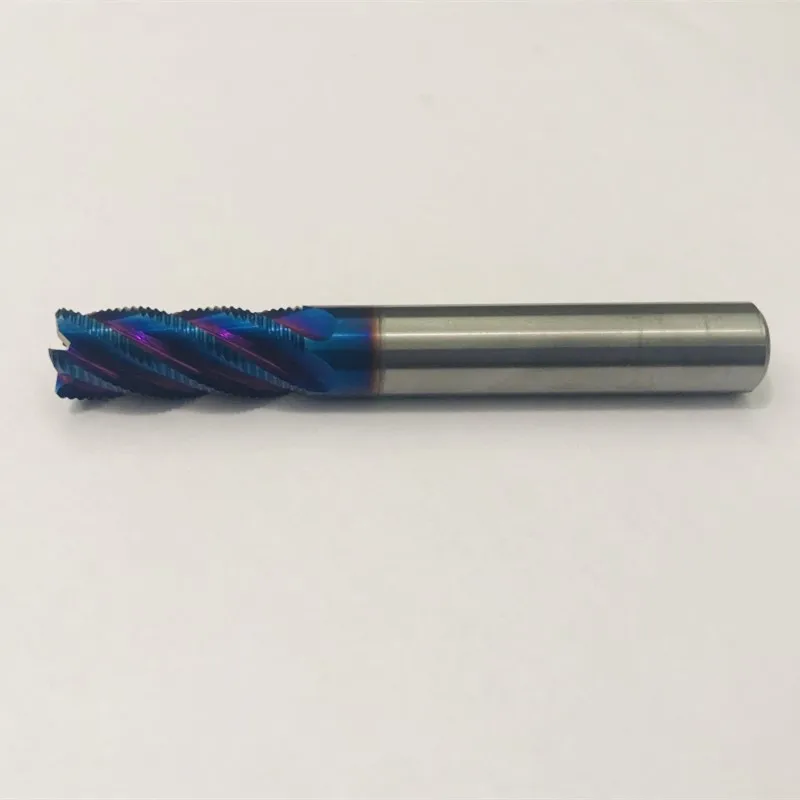 売却 2 個 HRC65 D14/16/18/20*100 ミリメートル 5 フルートタングステン Solide ラフィングエンドミルスパイラルビットフライス工具超硬 Cnc ルータービット