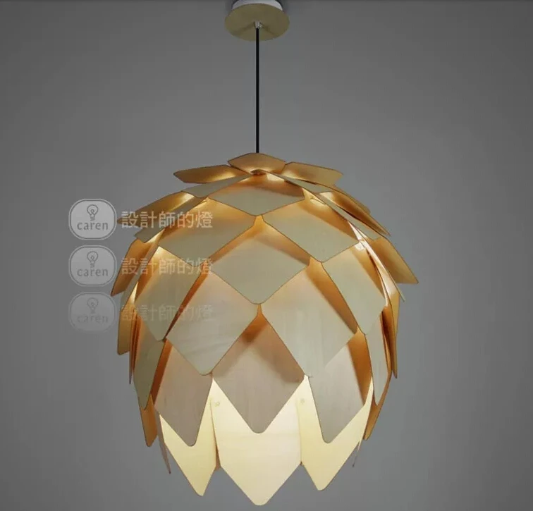 Подвесная лампа из соснового конуса для дома гостиной опт|pendant light lamp|lamp for homewood