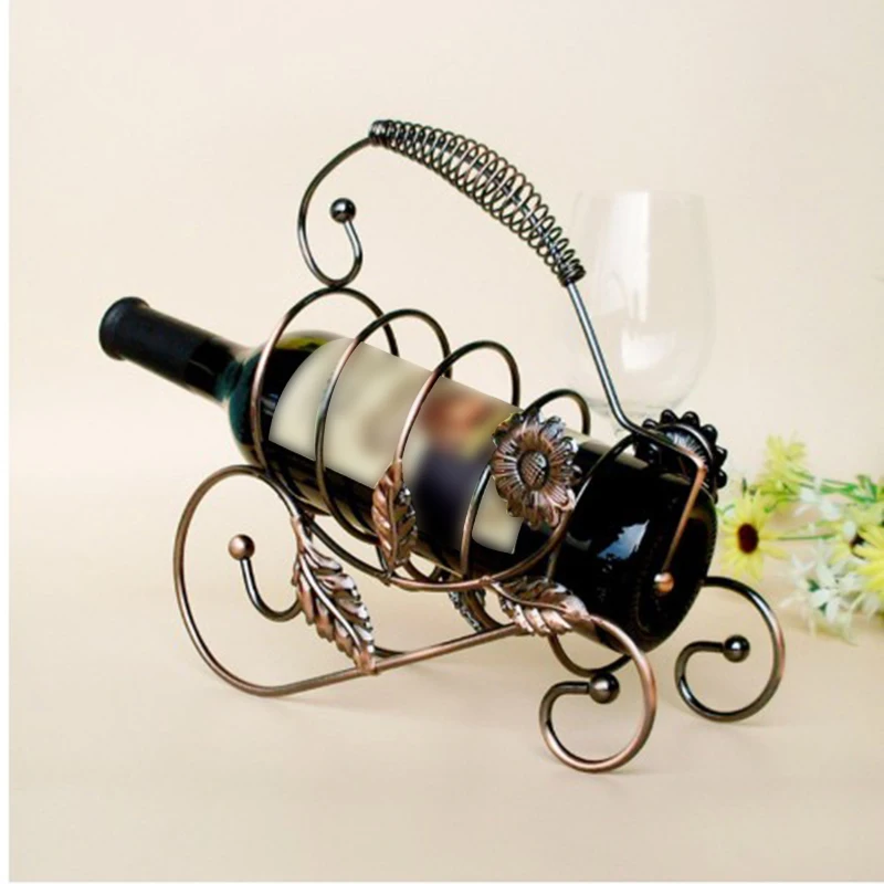 GVCD стойка для вина с солнечным цветком креативная подвесной держатель Пиратская