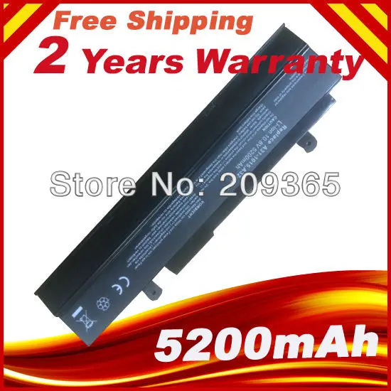Черный Аккумулятор для ноутбука ASUS Eee PC 1011 1011B 1011BX 1011C 1011CX 1011H 1011HA 1011HA_GG 1011HAB|laptop