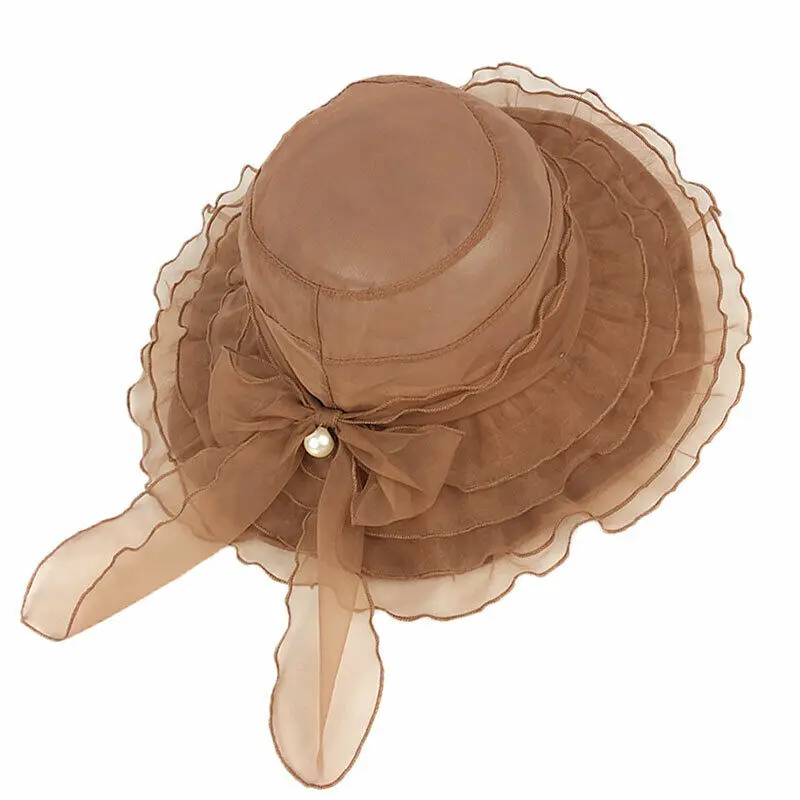 2019 элегантная женская кепка со шнуровкой с широкими полями Кентукки Дерби шляпа