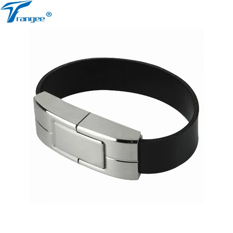 Trangee кожаный браслет USB флэш накопитель 4 ГБ 8 16 32 2 0 накопители для браслета