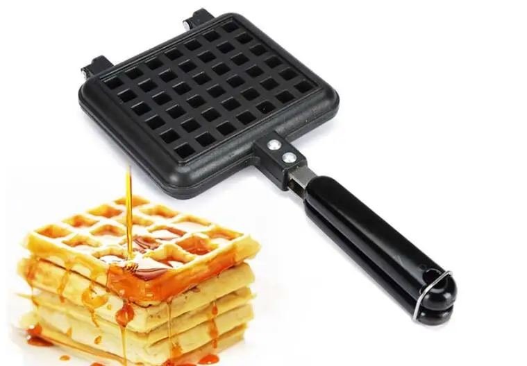 1PC Household Waffle Bake Mold Kitchen Gas Non-Stick Maker Pan Mould Press Plate Iron Baking Tools OK 0985 | Дом и сад