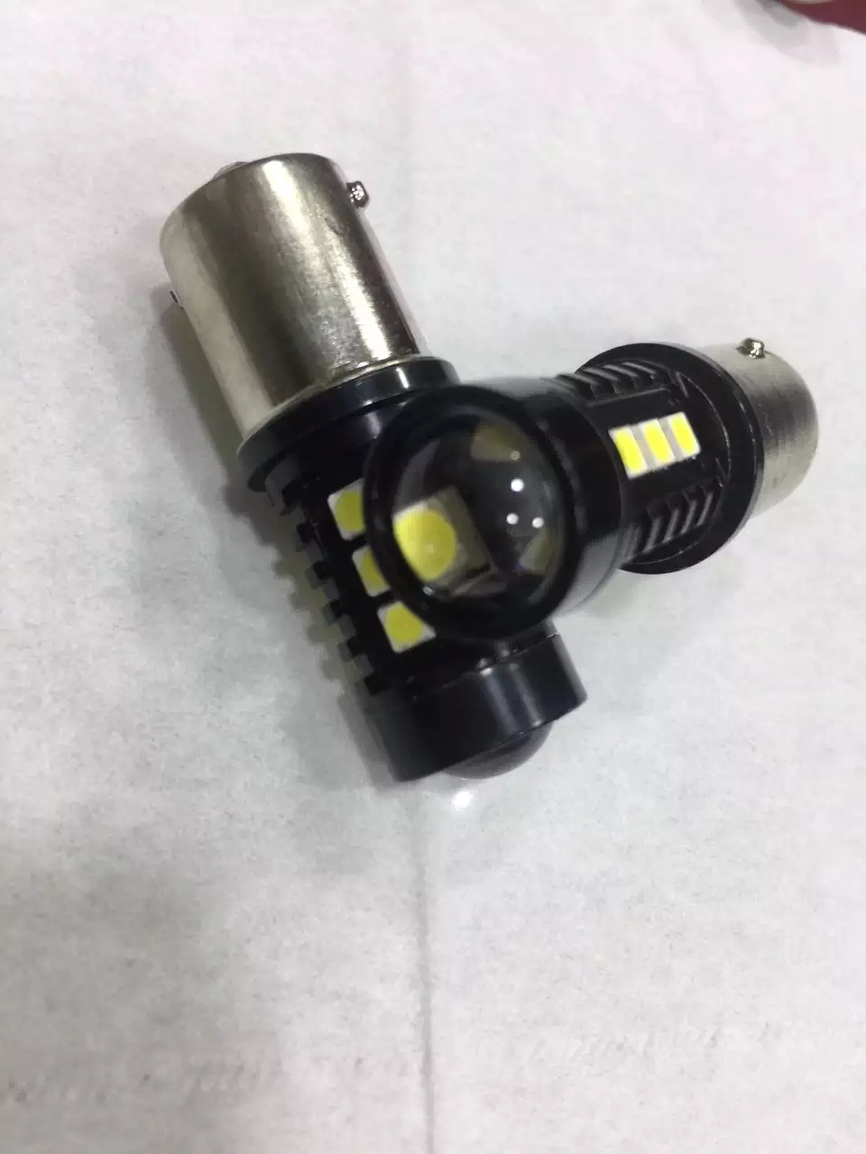 2017 T20/T25 15 Вт 1156 1157 3030 15SMD 15LED 12В-24В безэлектродный неполярный постоянный CC ток