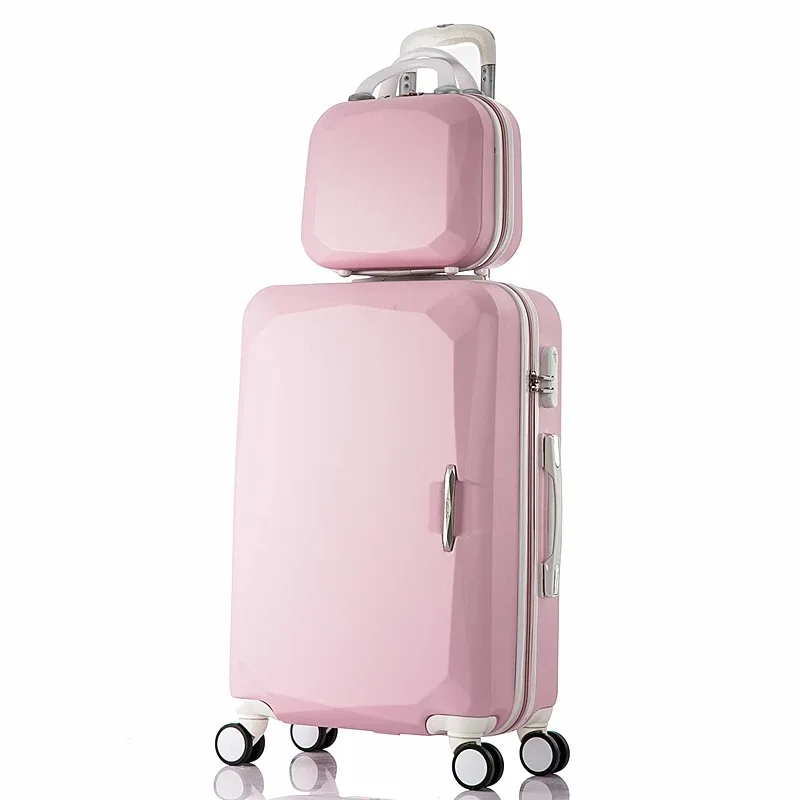 Popular fashion Luggage Case Women Spinner suitcase Men Travel Rolling Luggage On Wheels Lady Trolley Suitcase Cosmetic Bag