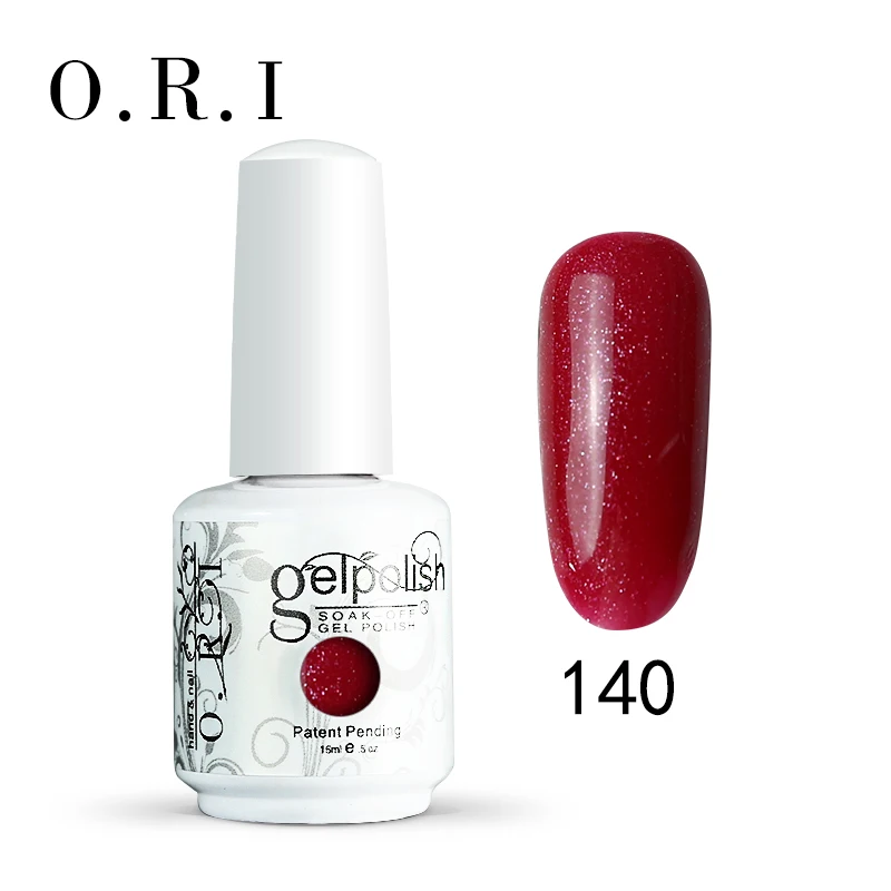 ORI цветной гель для дизайна ногтей УФ/светодиодный Гель лак отмачиваемый 15 мл Лак