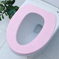 Pink A O-type водостойкое сиденье для унитаза из вспененного этиленвинилацетата с мягкой подкладкой, моющаяся унитаз для ванной, крышка для унитаза - Цвет: Pink A