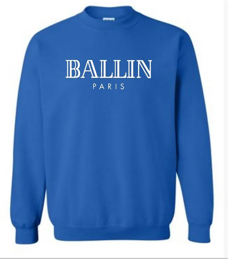 Новая мужская одежда с круглым вырезом Ballin толстовки унисекс графическим