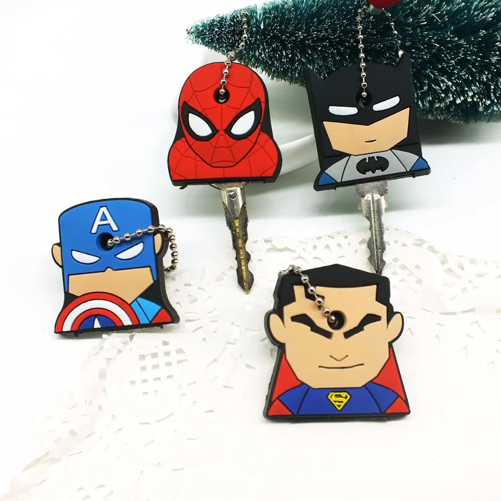 ZOEBER аниме мультфильм чехол для ключей милый Гарфилд Сова Мстители союз брелок с