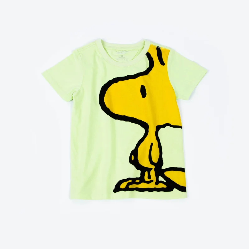 Snoopy/брендовая футболка для мальчиков летняя верхняя одежда с короткими рукавами