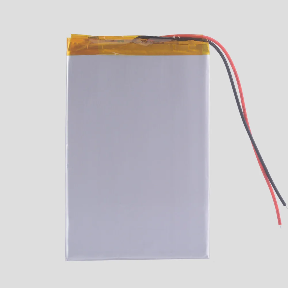 Фото 3,7 V 306090 литий-полимерные аккумуляторы высокой емкости 286090 3000MAH батарея универсальный перезаряжаемый аккумулятор №3