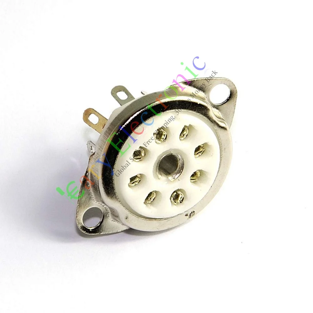 Оптом и в розницу 20 шт маленькие 8 PIN керамические вакуумные трубки гнездо клапана