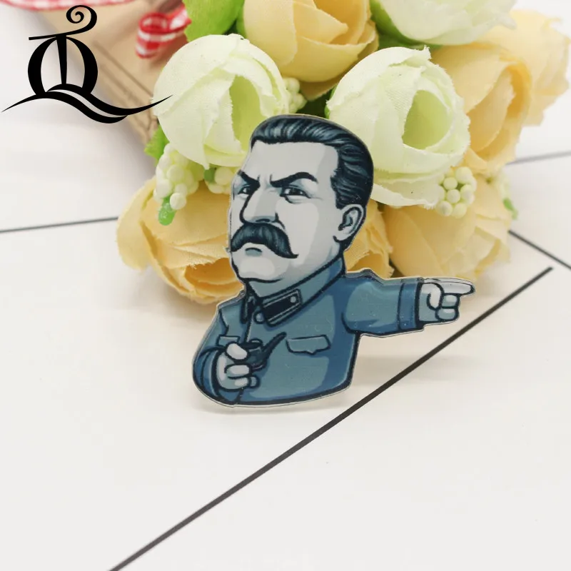 Горячая 1 шт. рубашка милый акриловый рисунок герой мультфильм значок булавки сумка Packbag украшение животное собака кошка брошка мультфильм Broch, No106 - Цвет: 2